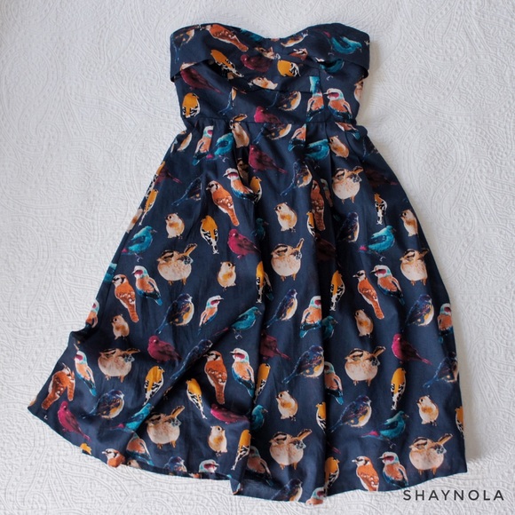 Anthropologie Dresses & Skirts - Anthropologie Maeve Native Bird Print Dress
